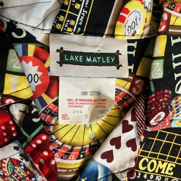 Lake Matley Casino Button Down Shirt - Picture 3 of 8
